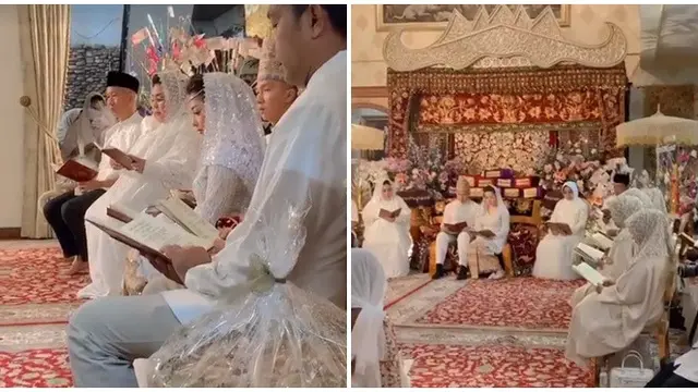 6 Momen Pengajian 4 Bulanan Kehamilan Nikita Willy, Kental Nuansa Adat