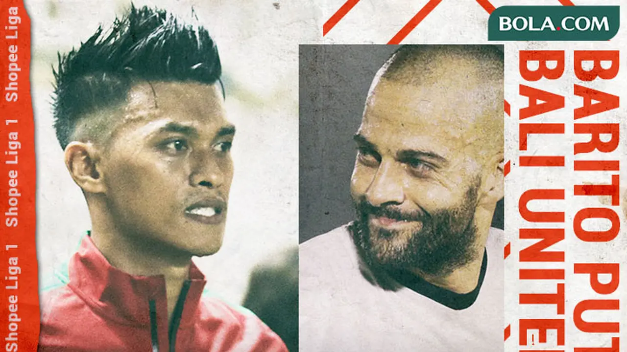 Barito Putera Vs Bali United - Duel Pemain