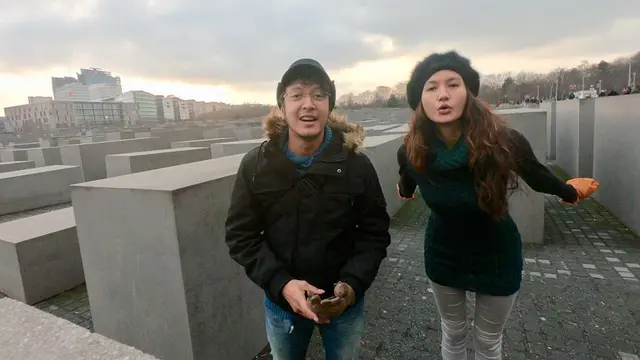 Momen Mesra Nadine Chandrawinata dan Dimas Anggara