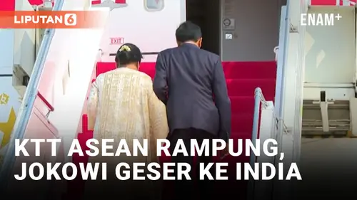 VIDEO: Jokowi Berangkat ke India untuk Ikuti KTT G20 Pasca Pimpin KTT ASEAN 2023