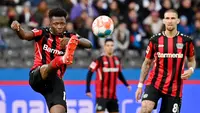 Edmond Tapsoba tampil menawan dan menjadi sosok yang tidak tergantikan di lini belakang Leverkusen asuhan xabi Alonso. Sejauh ini, Tapsoba sudah memainkan 137 pertandingan dengan menyumbang lima gol dan dua assist (AFP/John Macdougall)