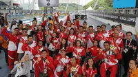 Kontingen Indonesia menutup ASEAN Para Games 2017 dengan status juara umum di cabang renang.(APG)