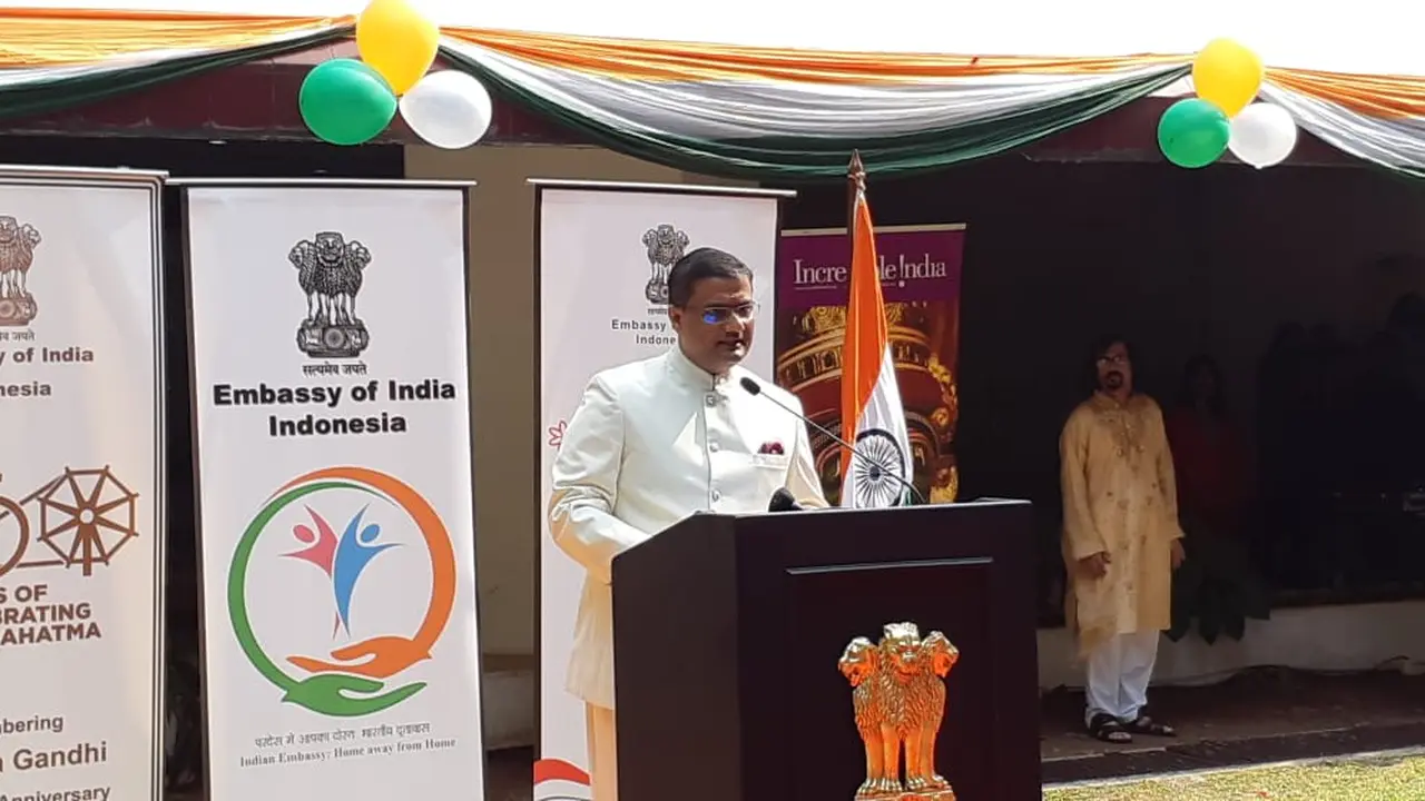 Perayaan Hari Kemerdekaan India di Kedutaan Besar India Jakarta (Rizki Akbar Hasan / Liputan6.com)