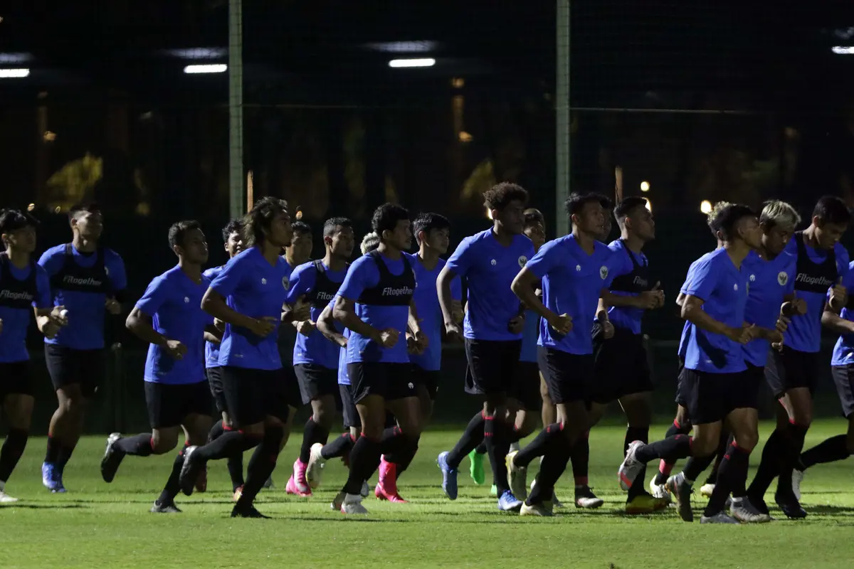 Kerasnya Latihan Timnas Indonesia U-22 Jelang Uji Tanding