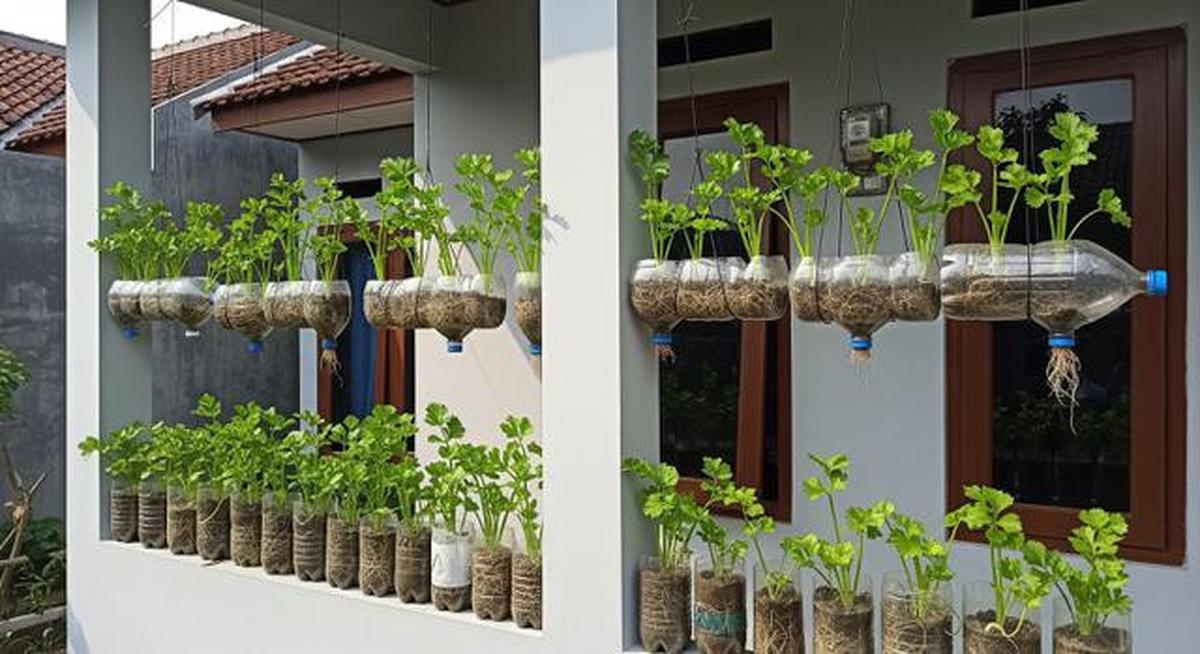 10 Jenis Sayuran yang Bisa Ditanam di Botol Plastik Bekas, Cocok Jadi Hiasan Teras