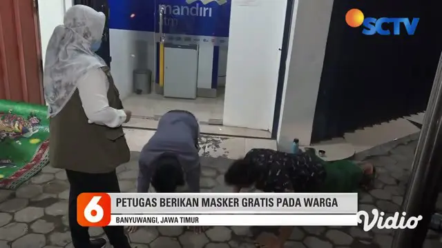 VIDEO: Tim Gugus Tugas COVID-19 Banyuwangi Gelar Pendisiplinan Protokol Kesehatan