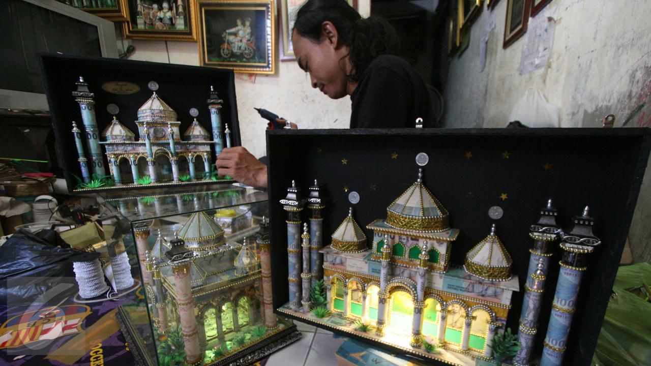 Mahar unik miniatur masjid