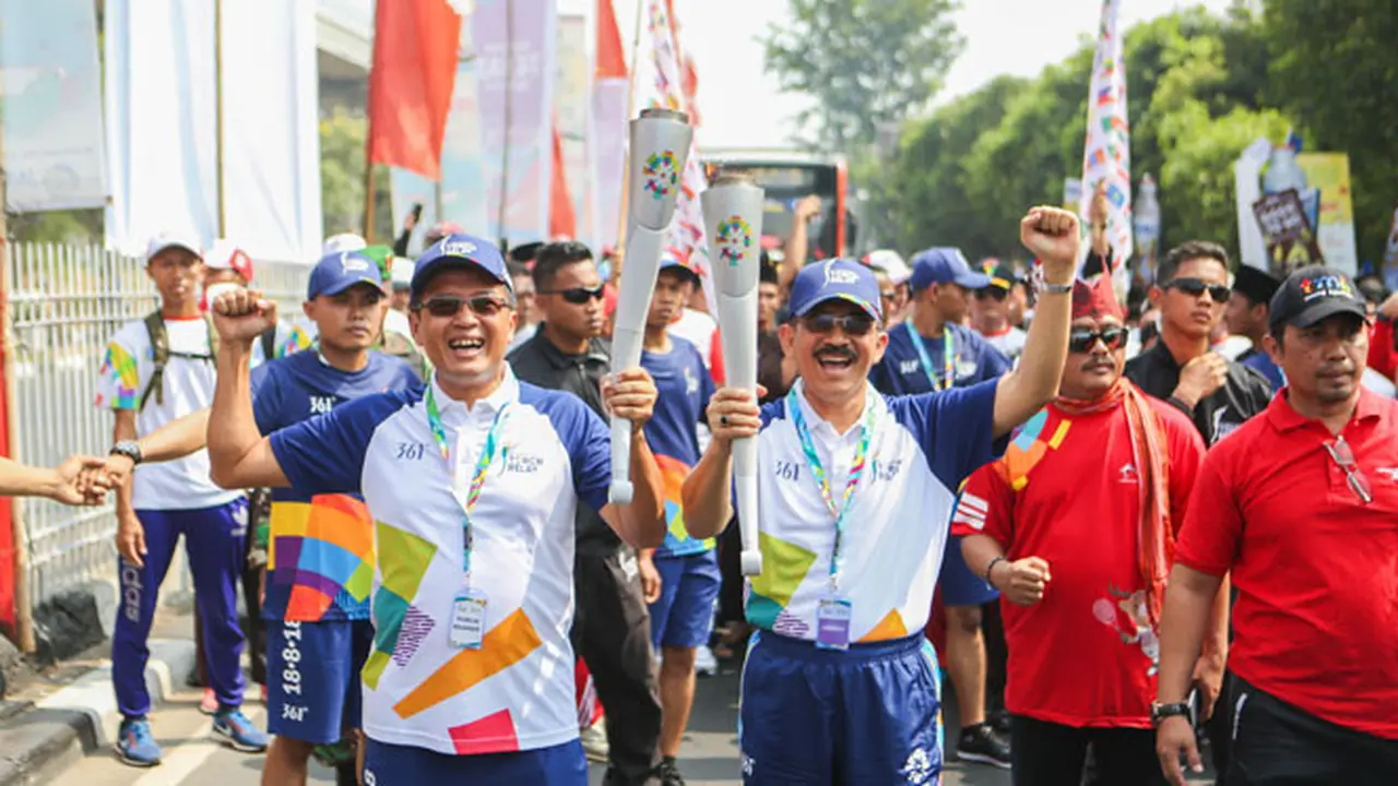 Indofood Satukan Semangat Atlet dan Masyarakat Lewat Pawai Obor Asian Games 2018