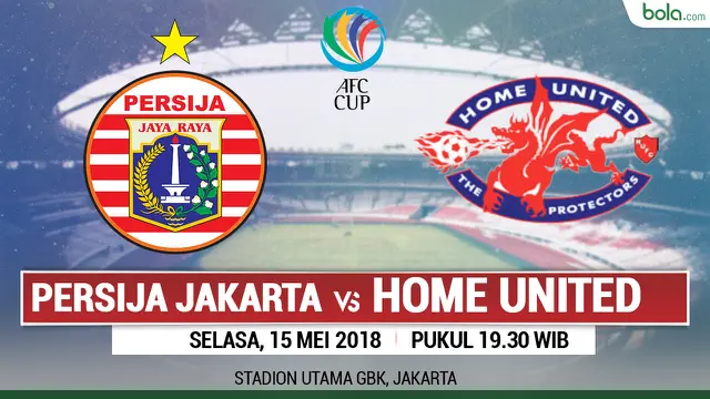 Persija Jakarta Vs Home United