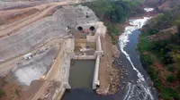 Pembangunan Terowongan Nanjung di Kabupaten Bandung sebagai bagian Sistem Pengendalian Banjir Sungai Citarum. (Foto: Kementerian PUPR)