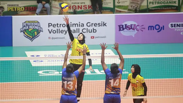 Foto: India Jadi Korban Terakhir, Timnas Bola Voli Putri Indonesia Hadapi Chinese Taipei di Semifinal AVC Challenge Cup 2023