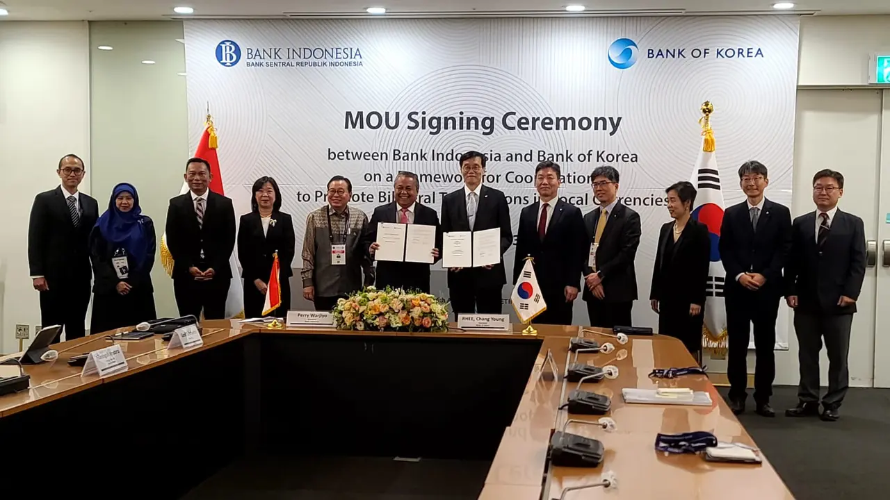 Indonesia dan Korea Selatan menyepakati kerja sama untuk mendorong penggunaan mata uang lokal dalam transaksi bilateral. (Dok KBRI Seoul)