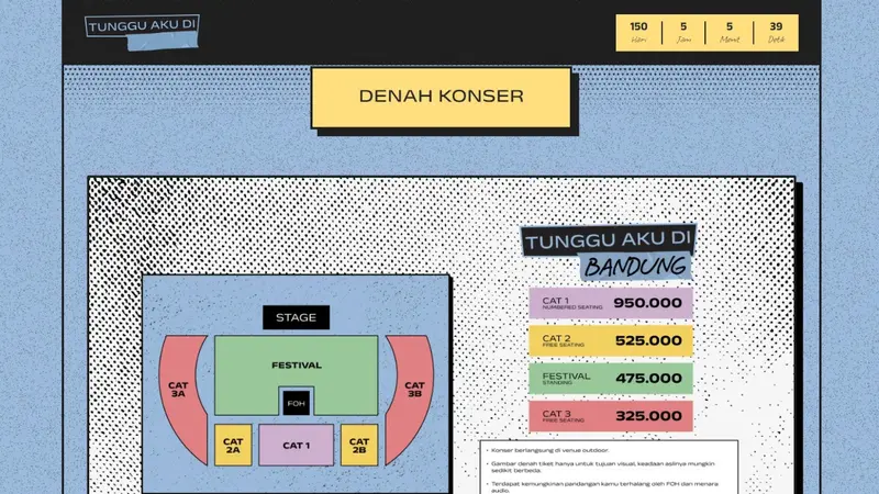 Sheila On 7 bakal gelar konser bertajuk 'Tunggu Aku Di', lalu besok pukul 10.00 WIB, Rabu 1 Mei 2024 merupakan waktu penjualan tiket konser Sheila On 7 di Bandung.