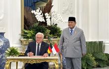 Presiden Jerman Tiba di Istana Merdeka, Puluhan Pasukan Berkuda Iringi Rangkaian