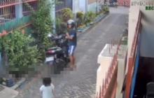 Heboh, Pria di Makassar Terekam CCTV Onani di Depan Anak Perempuan
