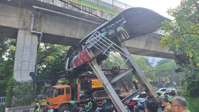 Ini Titik Kemacetan Imbas Truk Angkut Alat Berat Tabrak JPO di Tendean