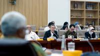 Menteri Perdagangan Zulkifli Hasan Rapat Kerja (Raker) bersama Komisi VI DPR RI di Jakarta, pada Senin (4/9/2023). (Dok Kemendag)
