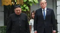 Kim Jong-un dan Donald Trump (Foto: SAUL LOEB / AFP)