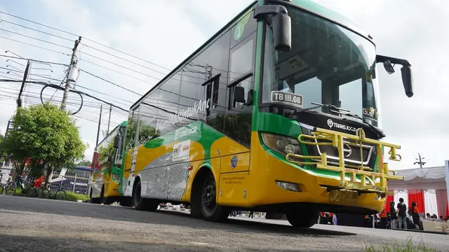 Kemenhub menggelar Gerakan Nasional kembali Ke Angkutan Umum di Palembang Semarang, dan Yogyakarta. (Dok Kemenhub)