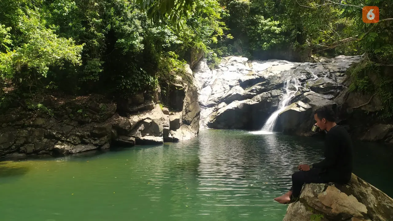 Kolam bidadari Kabupaten Bone Bolango yang Ciamik (Arfandi Ibrahim/Liputan6.com)