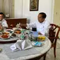 Menteri Pertahanan (Menhan) Prabowo Subianto bertemu dengan Presiden Joko Widodo di Istana Bogor. (Instagram @prabowo)