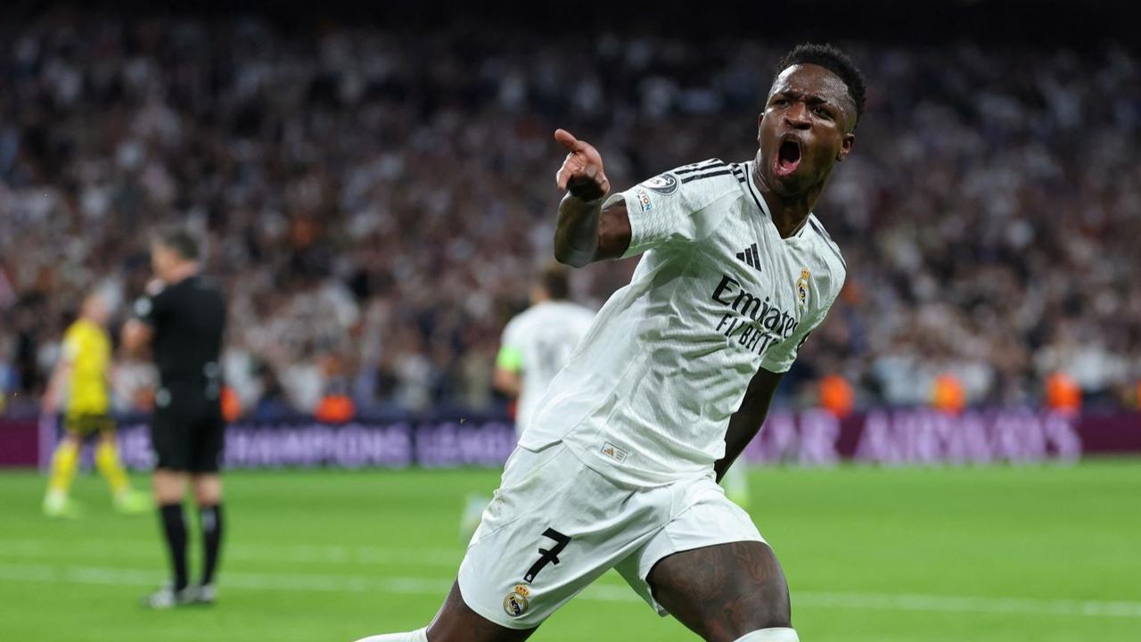 FOTO: Aksi Spektakuler Vinicius Jr Antar Real Madrid Hancurkan Borussia Dortmund, Dijagokan Menang Ballon d'Or