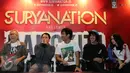 Sejumlah musisi yang akan mengisi acara Konser Suryanation Bangkit untuk Satu di kawasan Sudirman, Jakarta, Senin (21/03/2016). Rencananya konser tersebut akan dimulai pada 26 Maret 2016. (Liputan6.com/Herman Zakharia)