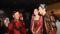 Reza Rahadian dan Bunga Citra Lestari di Gala premier My Stupid Boss di Kuala Lumpur, Malaysia, Senin (16/5/2016)