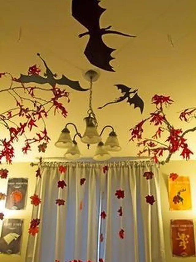 dekorasi bertema Game of Thrones