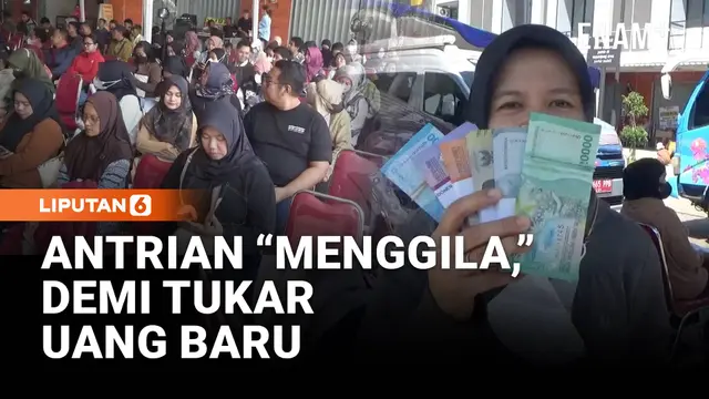 Jelang Lebaran, Warga Semarang Berebut Kuota Tukar Uang Baru