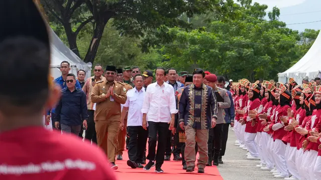 Presiden Joko Widodo (Jokowi) meresmikan Amanah Youth Creative Hub (AYCH) di gedung pusat Aneuk Muda Aceh Unggul dan Hebat atau AMANAH, yang berlokasi di di Kawasan Industri Aceh (KIA) Ladong, Aceh Besar. (Istimewa)