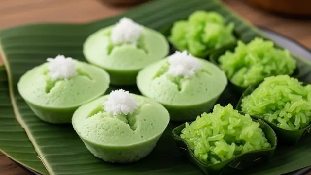 Bolu Kukus Tape Ketan Hijau