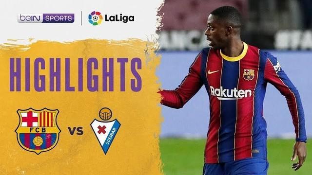 Berita video, Barcelona ditahan imbang Eibar 1-1