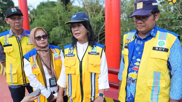 Pastikan Infrastuktur Terjaga, Wamen Diana Tinjau Jembatan Way Sabuk dan Jalan Kotabumi-Terbanggi Besar