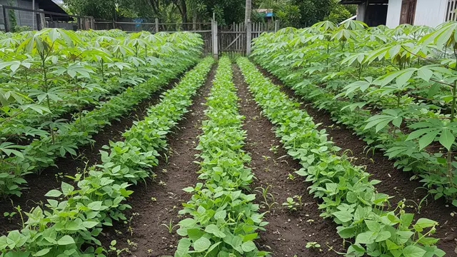 Ide Kebun Kombinasi Umbi-umbian Lokal untuk Cadangan Pangan Rumahan/Gemini AI