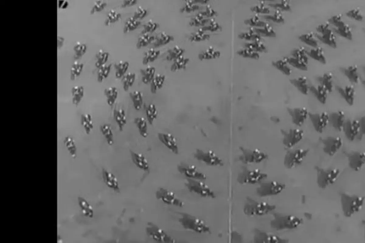 Atraksi Motor Polisi Italia Sudah Gokil Sejak 1950