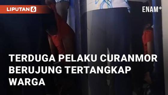 VIDEO: Terduga Pelaku Curanmor Berujung Tertangkap Warga di Semarang