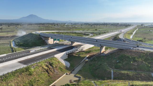PT Jasamarga Probolinggo Banyuwangi (PT JPB) menyampaikan progres konstruksi Tahap I Jalan Tol Probolinggo-Banyuwangi. (Foto: Jasa Marga)