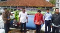 Lima tangki besar teronggok Rumah Penyimpanan Benda Sitaan Negara (Rupbasan) Kelas I Semarang. (Liputan6.com/Edhie Prayitno Ige)