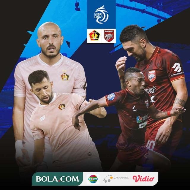 BRI Liga 1 - Duel Antarlini - Persik Kediri Vs Borneo FC