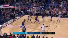 Berita video game recap NBA 2017-2018 antara Oklahoma City Thunder melawan New Orleans Pelicans dengan skor 109-104.