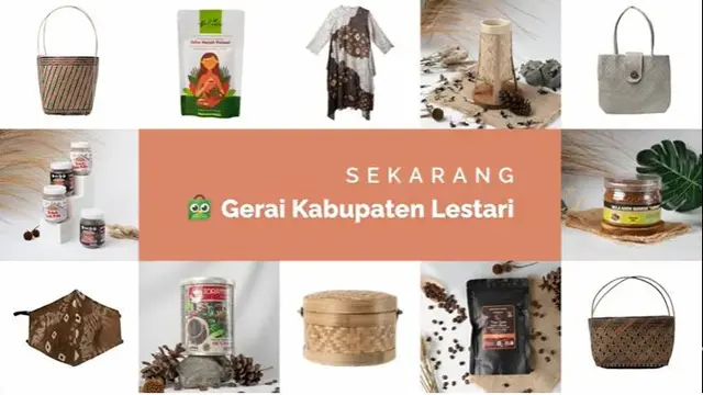 Gerai Kabupaten Lestari, Fasilitasi UMKM Berbasis Keberlanjutan Dapat Tempat di Pasar Digital