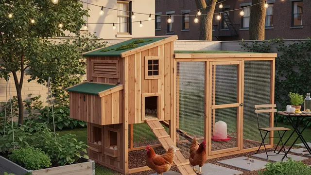 Desain Kandang Ayam Mini untuk Dua Ekor Ayam