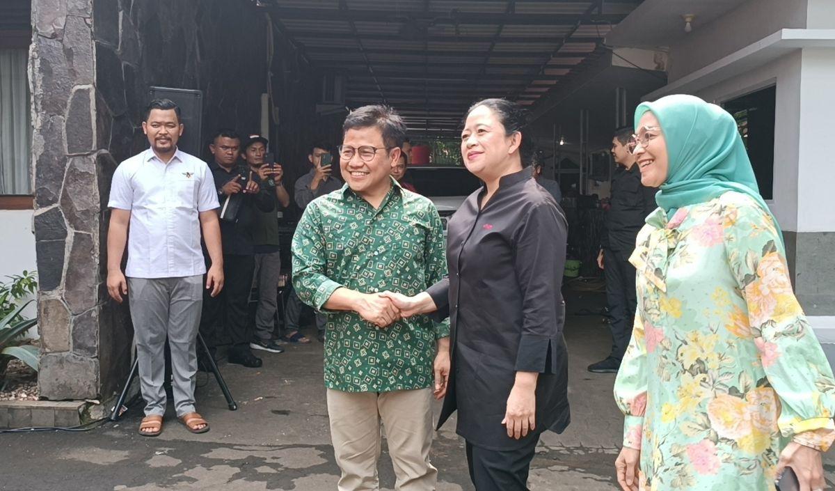 Sebelumnya, Puan Maharani bertemu dengan Ketua Umum Partai Kebangkitan Bangsa (PKB) Muhaimin Iskandar (Cak Imin) terlebih dahulu.