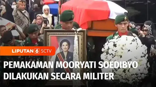 VIDEO: Pemakaman Mooryati Soedibyo Dilakukan Secara Militer di Bogor