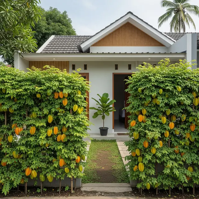 9 Inspirasi Kebun Mini Pagar Hidup dari Tanaman Buah Produktif, Solusi Lahan Terbatas
