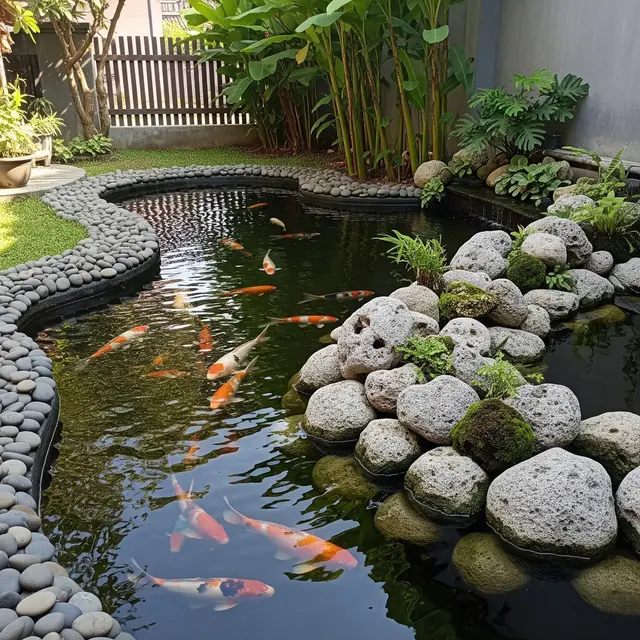 13 Jenis Batu Alam yang Aman untuk Kolam Koi, Cantik dan Jaga Kualitas Air