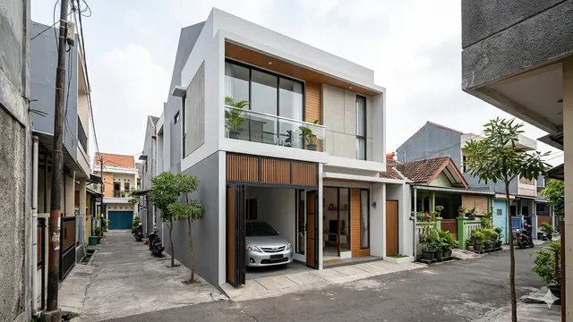 Rumah Minimalis 2 Lantai (Foto: Gemini AI)