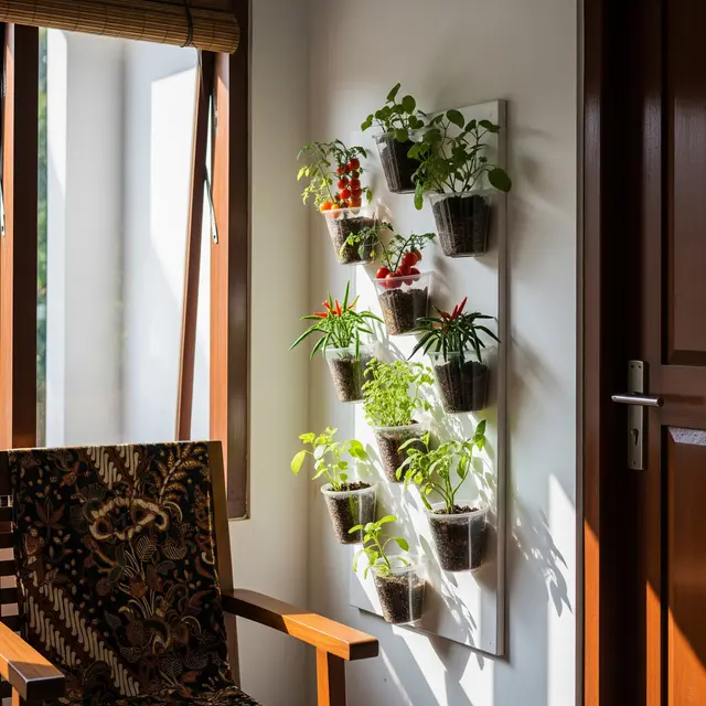 9 Ide Kebun Sayur Mini di Sudut Rumah dengan Pot Vertikal, Solusi Lahan Terbatas