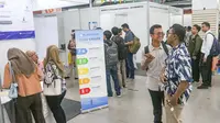 Pencari kerja (Pencaker) memadati Job Fair Depok 2026 yang diselenggarakan Pemerintah Kota (Pemkot) Depok di Depok Town Square (Detos), Rabu, 6 Agustus 2026. (KLY/ Arie Basuki)